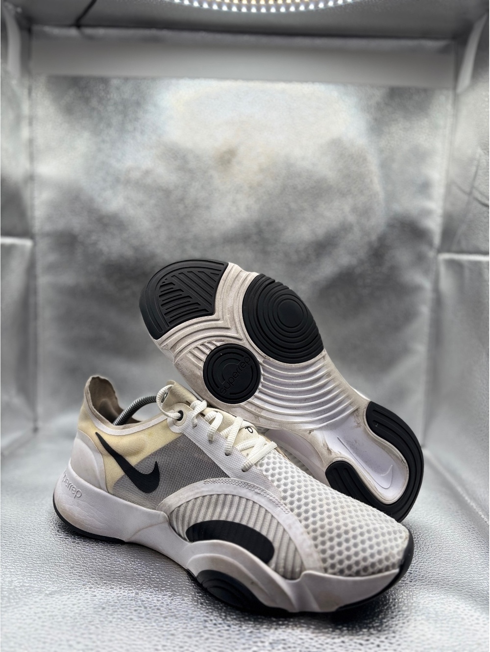 Nike superRep go training shoe white black